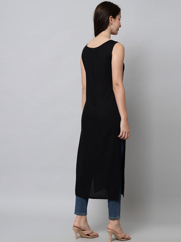 Kalini Women Black Kurta - Distacart