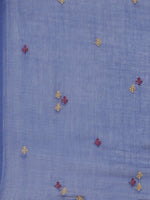 Thumbnail for Biba Women Off-White & Blue Checked Asymmetric Kurta with Palazzos & Dupatta - Distacart