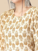 Thumbnail for Kalini Floral Printed Regular Kurta with Trousers - Distacart