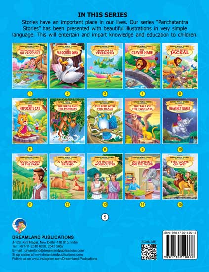 Dreamland Blue Dyed Jackal - Book 5 (Famous Moral Stories from Panchtantra) - Distacart