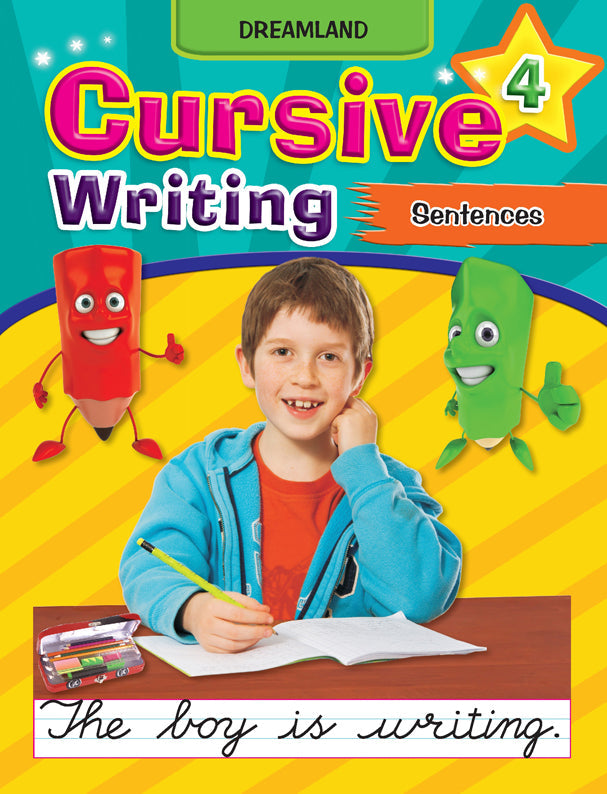 Dreamland Cursive Writing Book (Sentences) Part 4 - Distacart