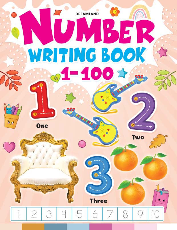 Dreamland Number Writing Book 1-100 - Distacart
