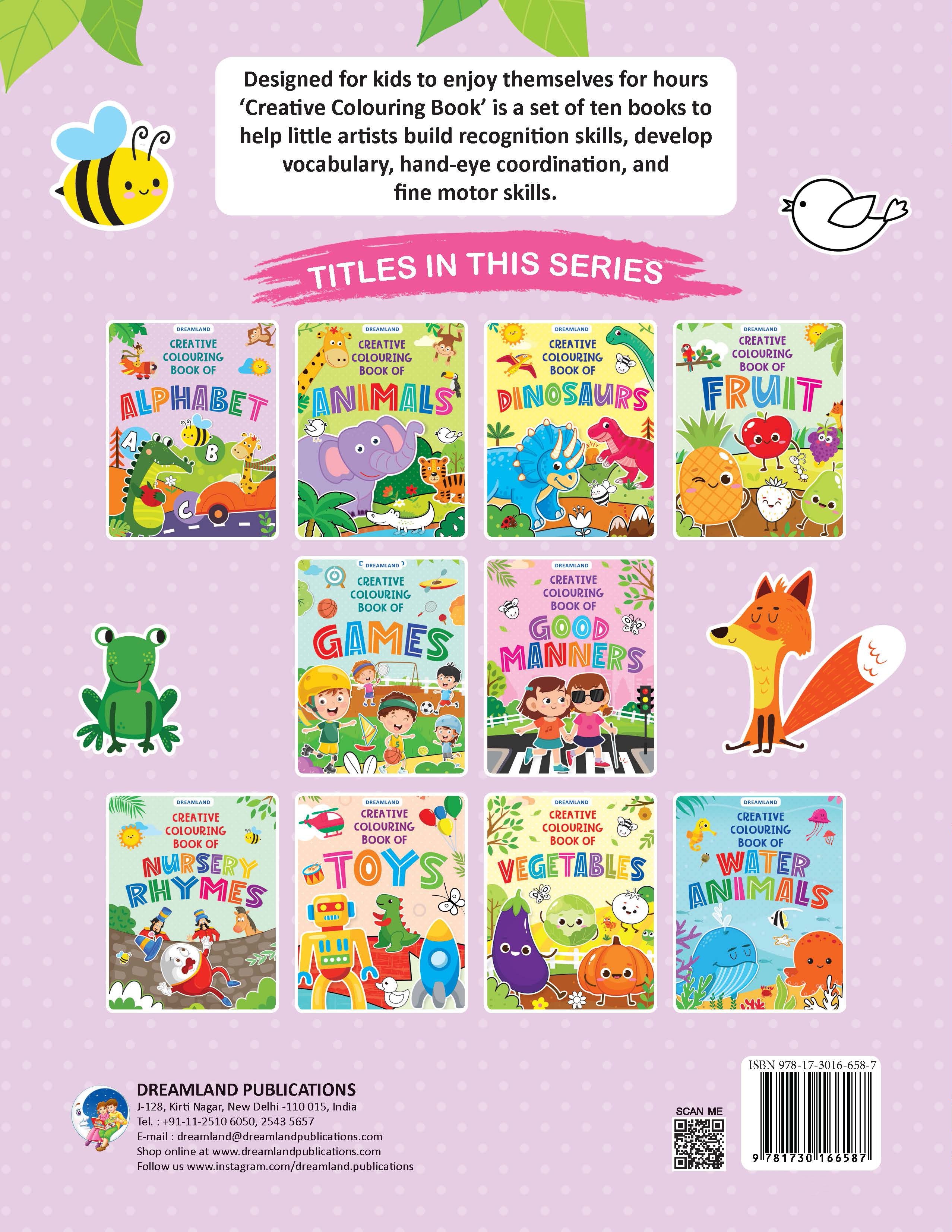Dreamland Creative Colouring Book - Alphabet - Distacart