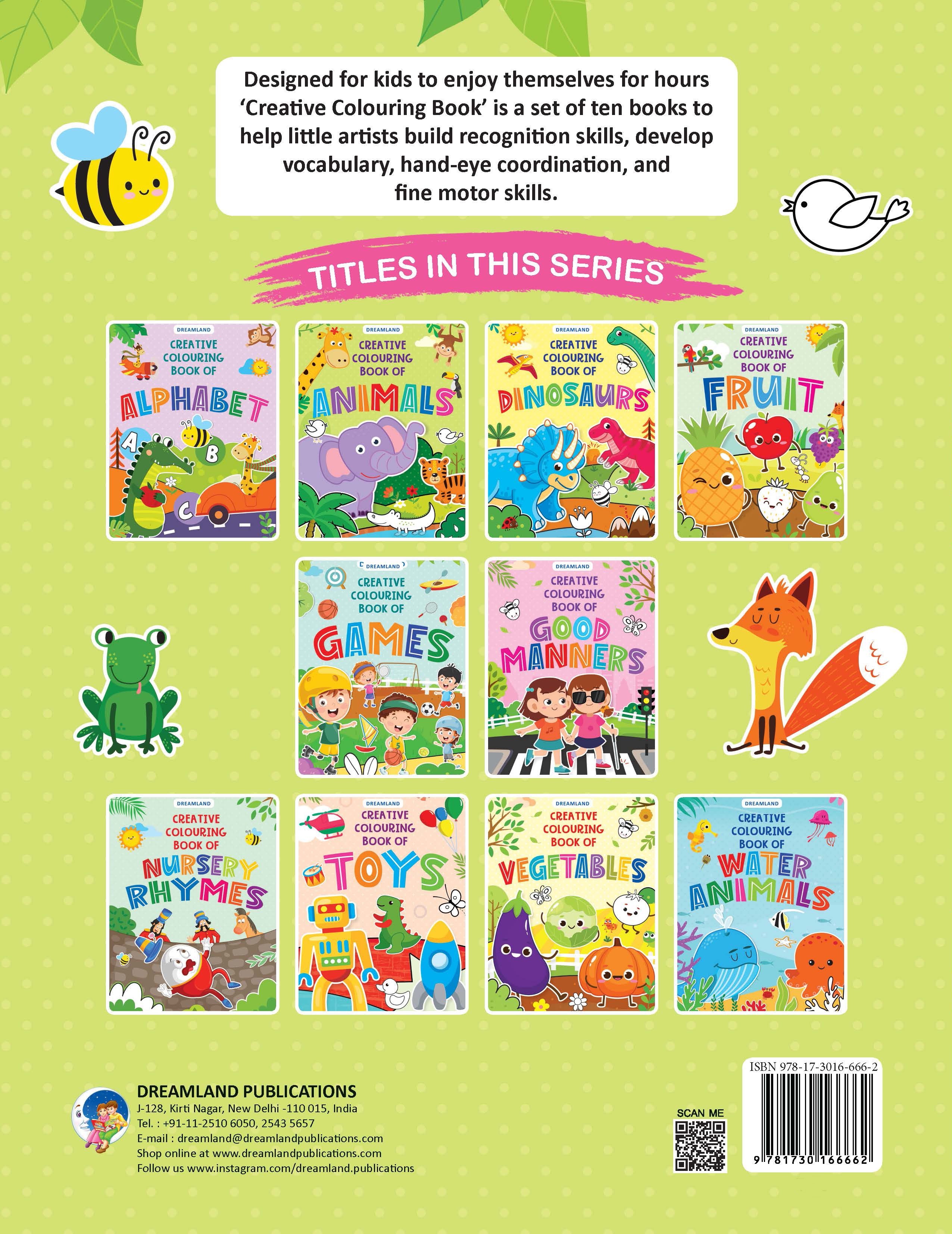 Dreamland Creative Colouring Book - Animals - Distacart