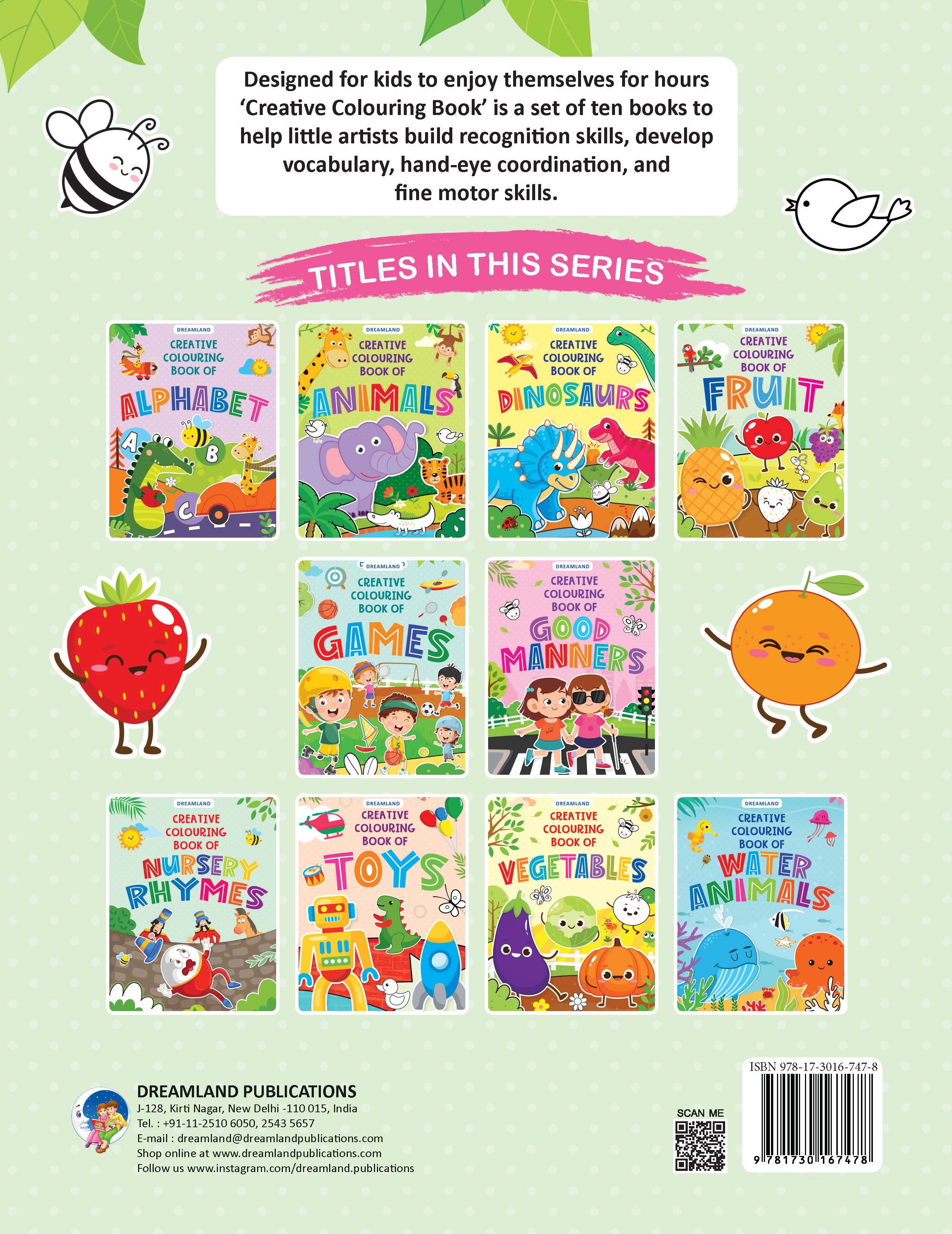 Dreamland Creative Colouring Book - Fruits - Distacart