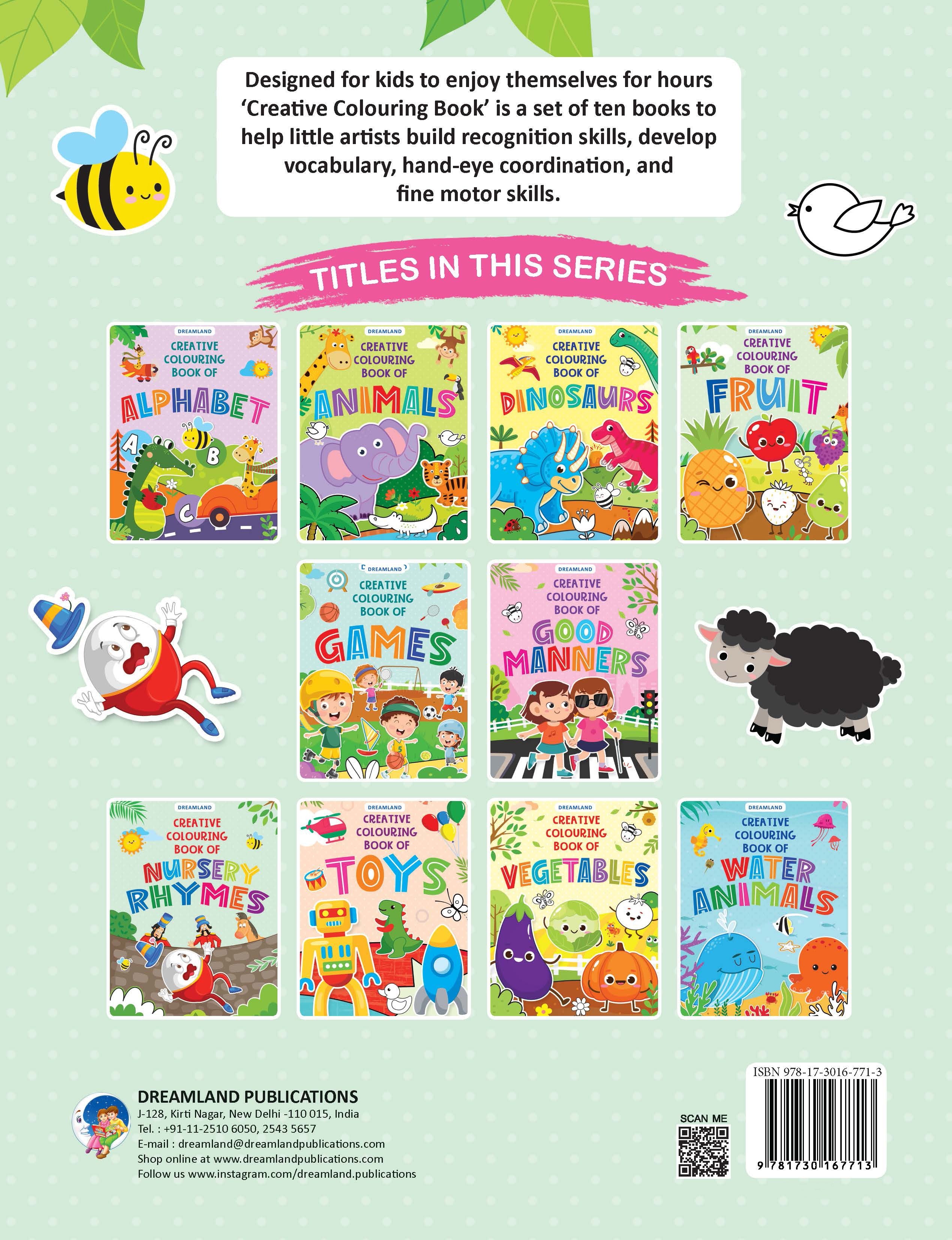 Dreamland Creative Colouring Book - Nursery Rhymes - Distacart