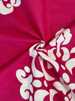 Thumbnail for URBAN SPACE Divine White Ethnic Motifs 144 TC Cotton Queen Bedsheet & 2 Pillow Covers - Distacart