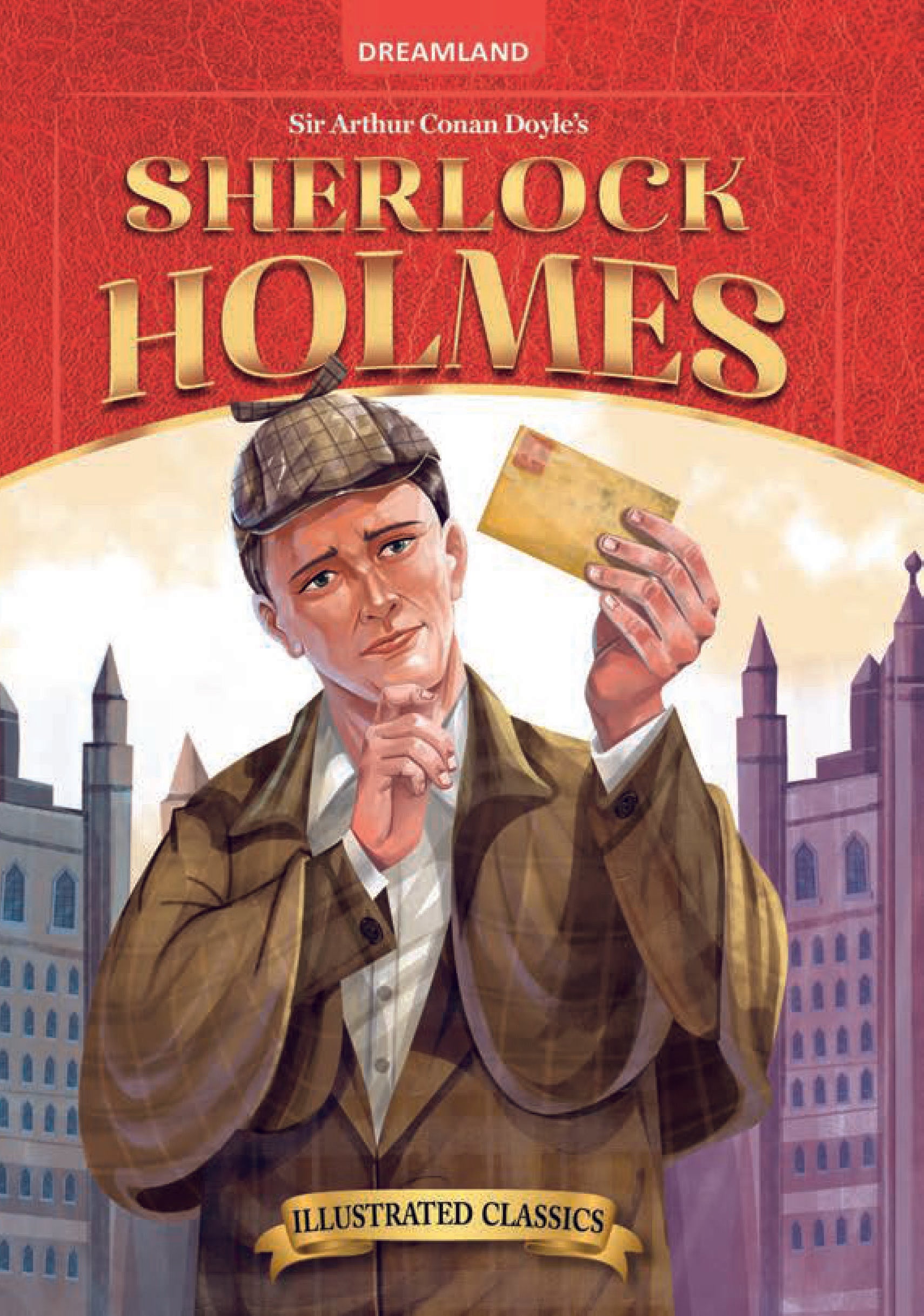 Dreamland Publications Sherlock Holmes- Illustrated Abridged Classics for Children with Practice Questions : Children Classic Fiction Book - Distacart