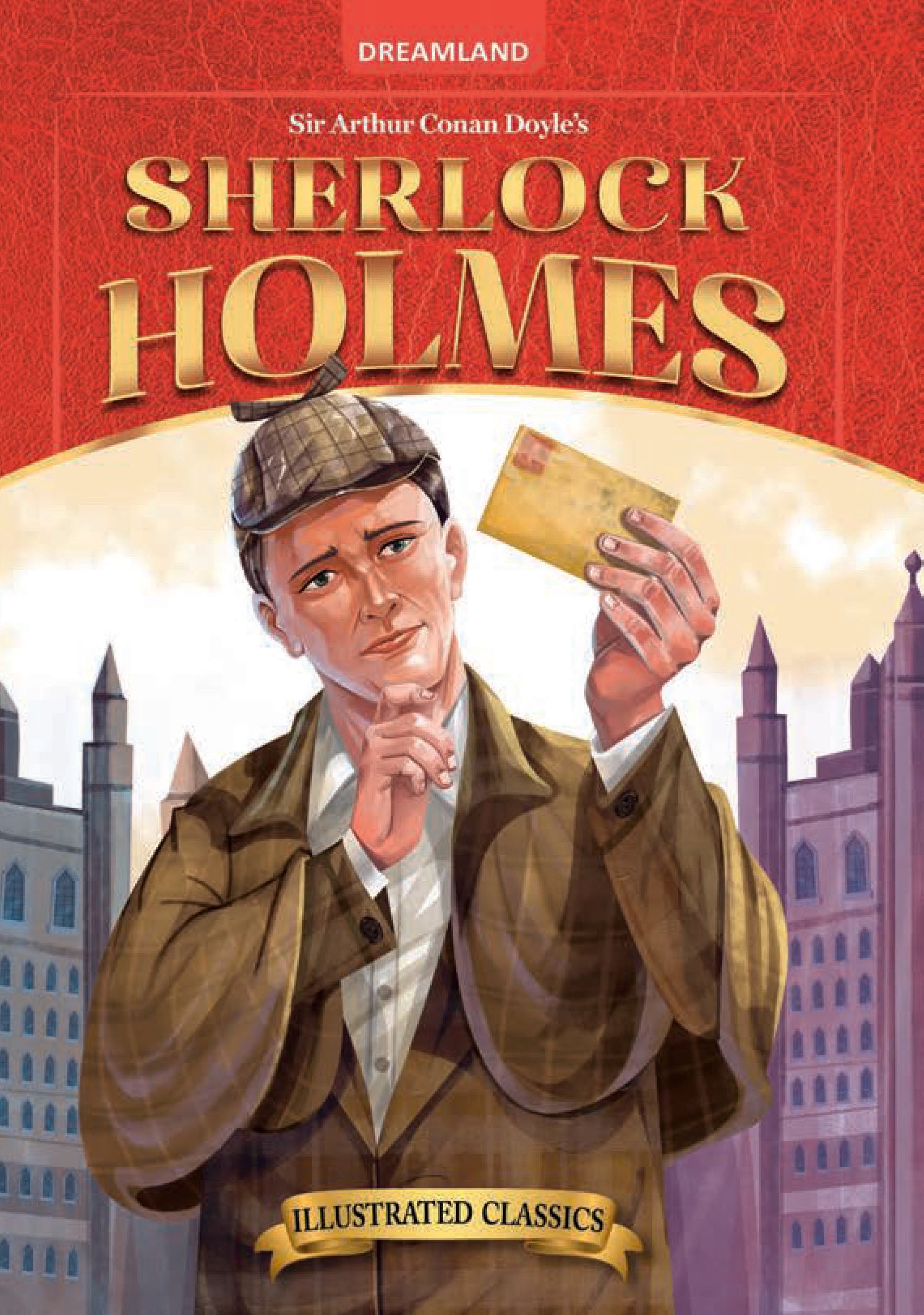 Dreamland Publications Sherlock Holmes- Illustrated Abridged Classics for Children with Practice Questions : Children Classic Fiction Book - Distacart