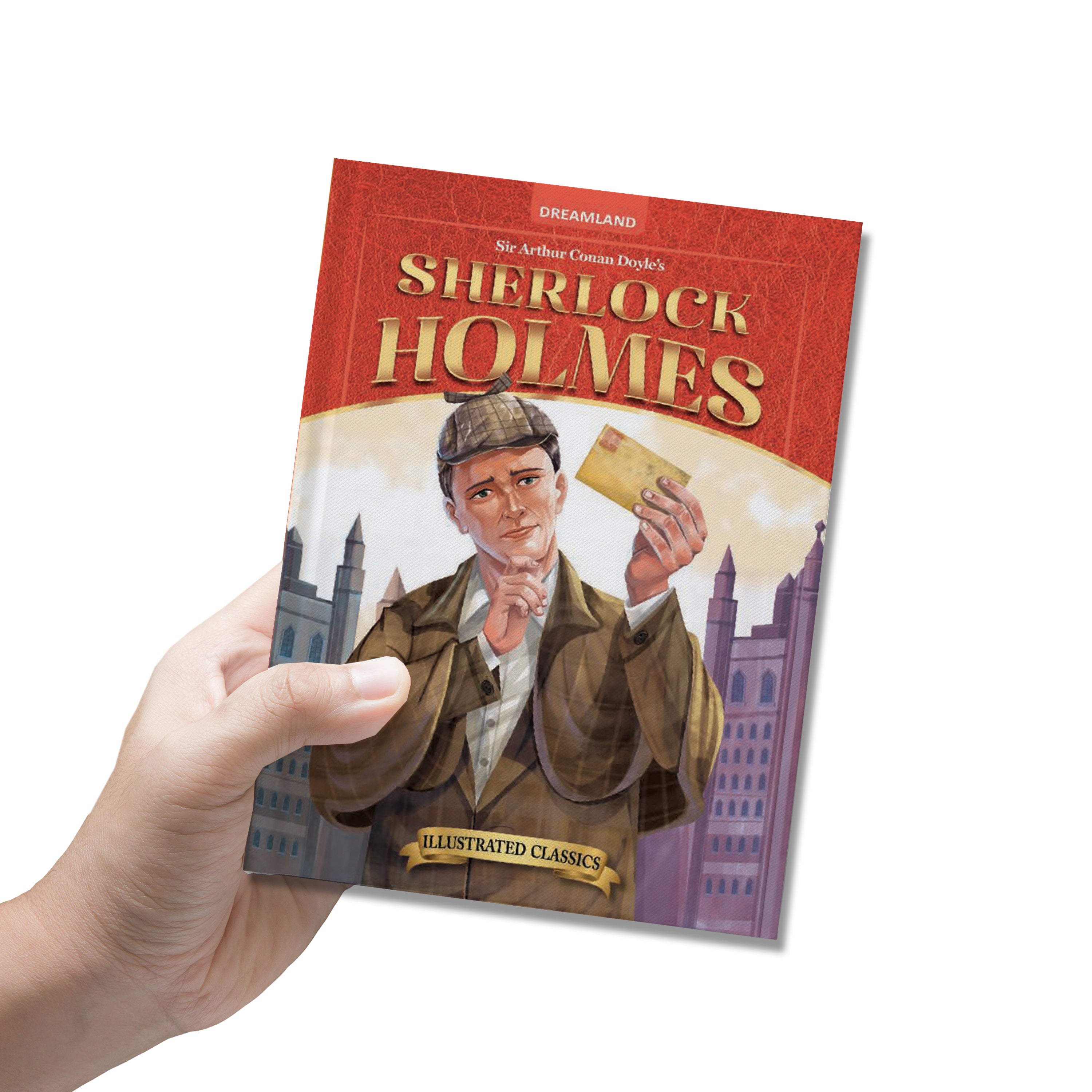 Dreamland Publications Sherlock Holmes- Illustrated Abridged Classics for Children with Practice Questions : Children Classic Fiction Book - Distacart