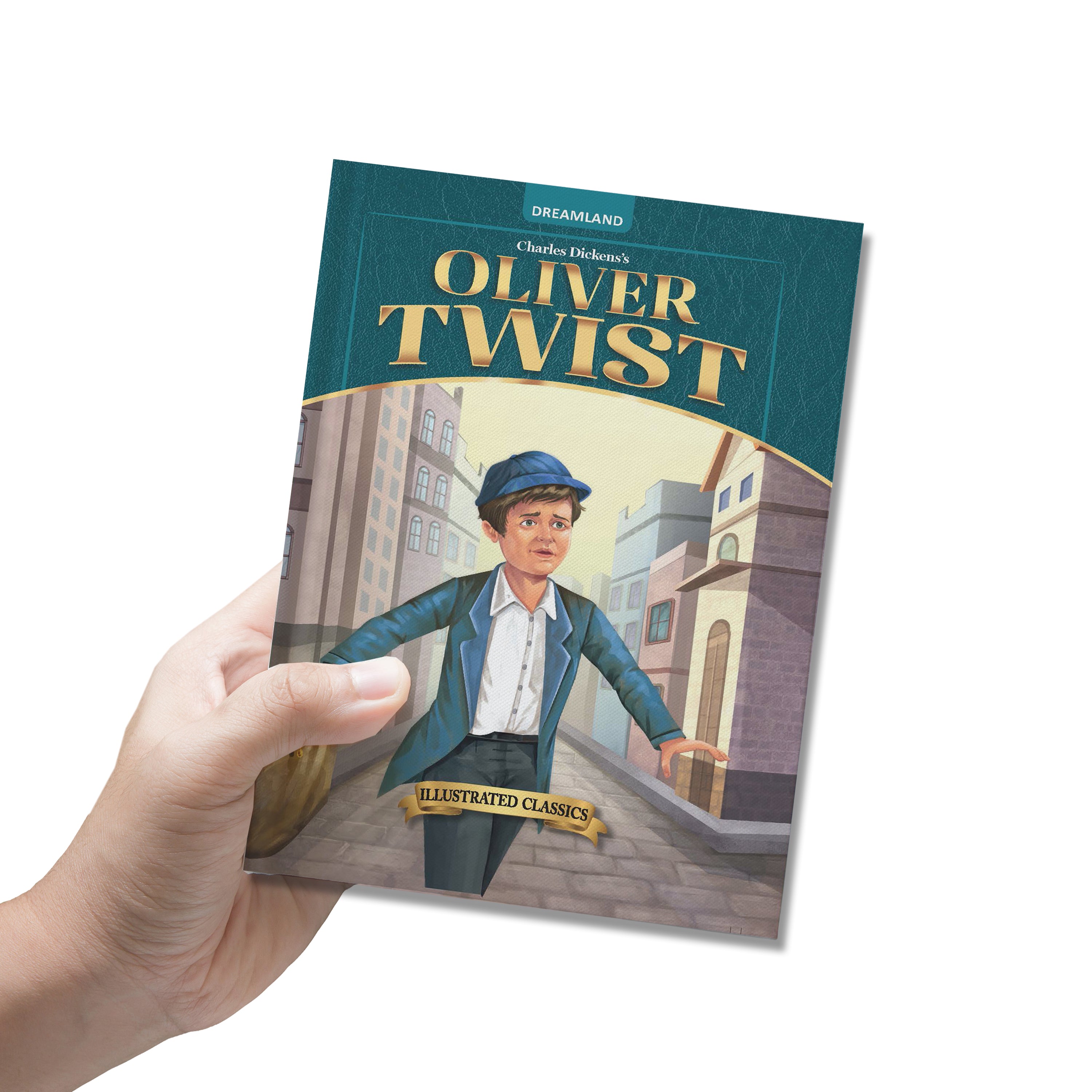 Dreamland Publications Oliver Twist- Illustrated Abridged Classics for Children with Practice Questions : Children Classic Fiction Book - Distacart