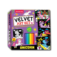 Thumbnail for Dreamland Publications Unicorn - Velvet Art Set With 10 Free Sketch Pens - Distacart
