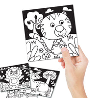 Thumbnail for Dreamland Publications Jungle - Velvet Art Set With 10 Free Sketch Pens - Distacart