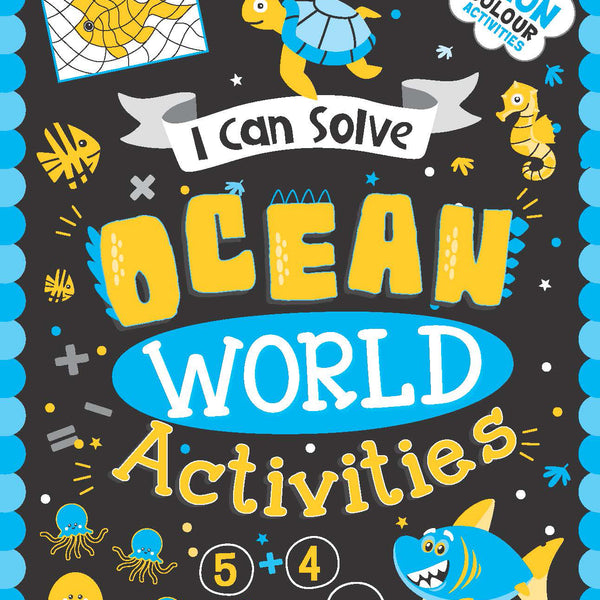 Dreamland Publications Ocean World Activities - I Can Solve Activity Book for Kids Age 4- 8 Years | With Colouring Pages, Mazes, Dot-to-Dots - Distacart