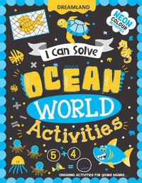Thumbnail for Dreamland Publications Ocean World Activities - I Can Solve Activity Book for Kids Age 4- 8 Years | With Colouring Pages, Mazes, Dot-to-Dots - Distacart