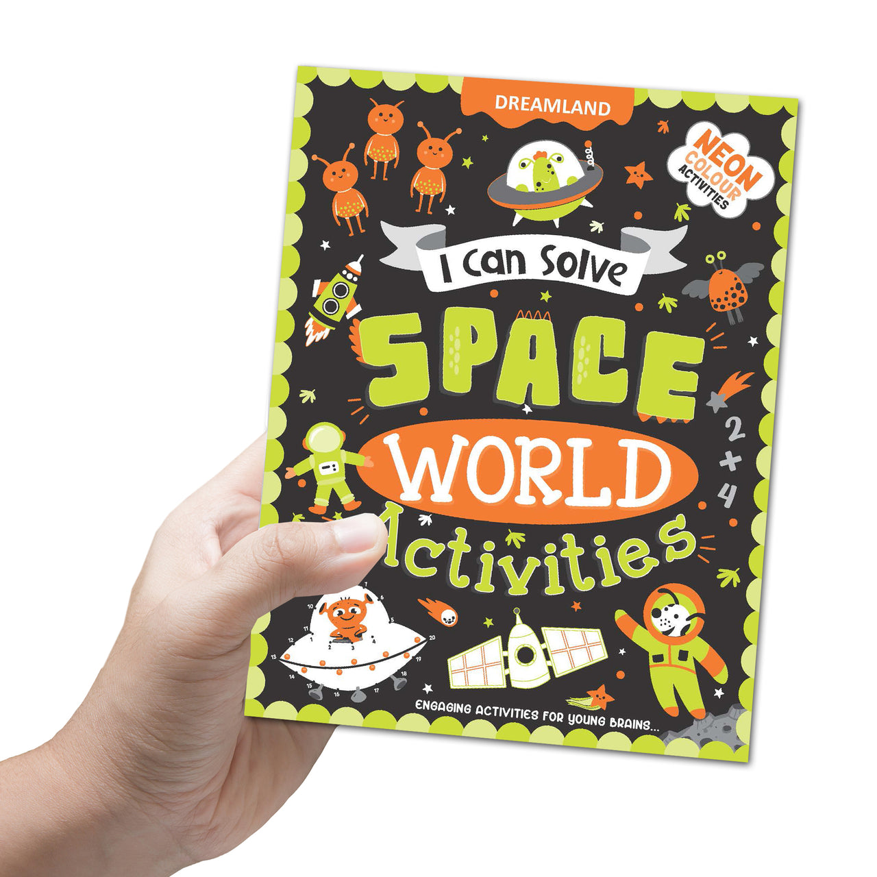 Dreamland Publications Space World Activities - I Can Solve Activity Book for Kids Age 4- 8 Years | With Colouring Pages, Mazes, Dot-to-Dots - Distacart