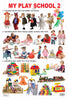 Dreamland Publications My Play School -2 : Children Early Learning Educational Laminated Chart - Distacart