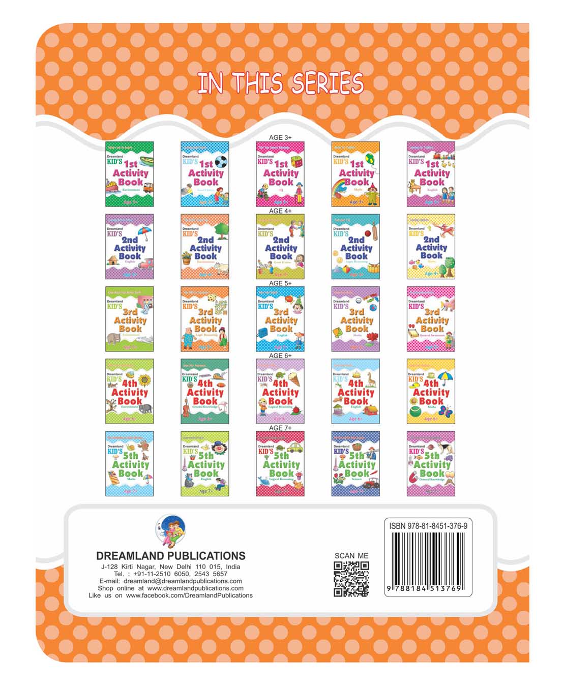 Dreamland Kid's 3rd Activity Book - Logic Reasoning - Distacart