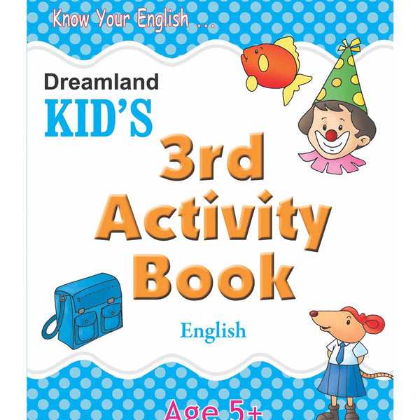 Dreamland Kid's 3rd Activity Book - English - Distacart