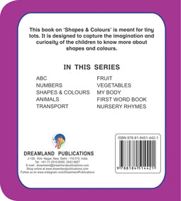 Dreamland First Padded Board Book - Shapes & Colours - Distacart