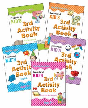 Dreamland Kid's 3rd Activity Age 5+ - Pack (5 Titles) - Distacart