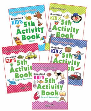 Dreamland Kid's 5th Activity Age 7+ - Pack (5 Titles) - Distacart