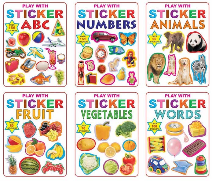 Dreamland Sticker Book - pack (6 titles) - Distacart