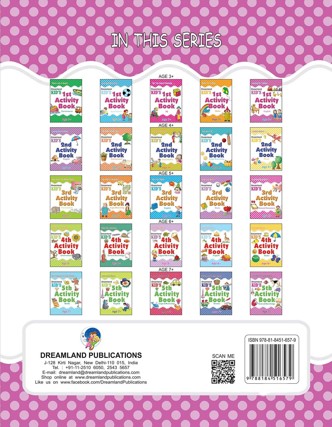 Dreamland Kid's 5th Activity Book - General Knowledge - Distacart