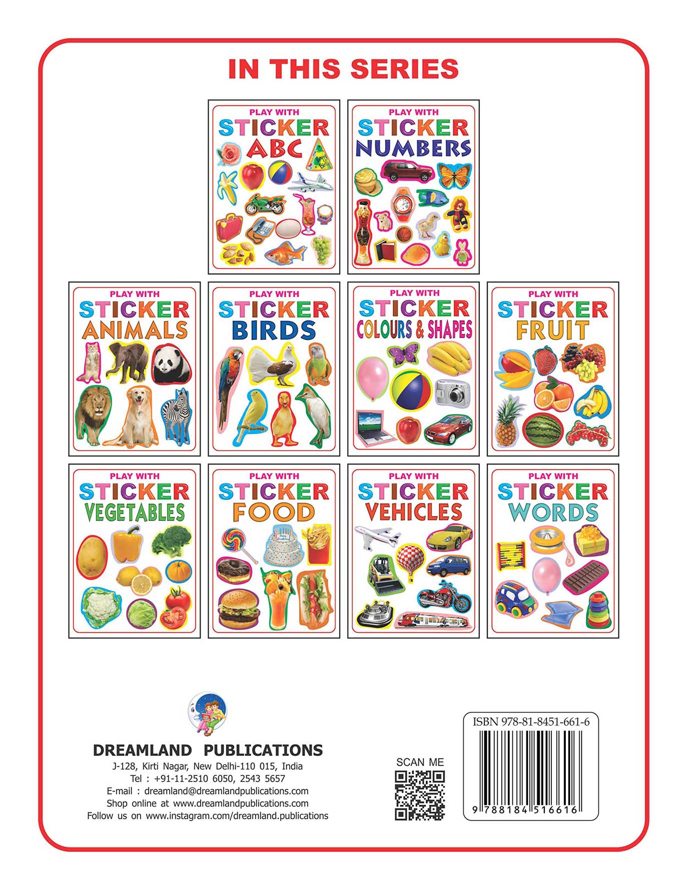 Dreamland Play With Sticker - Colour & Shapes - Distacart