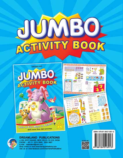 Dreamland Jumbo Activity Book - Distacart
