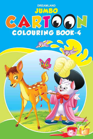 Dreamland Jumbo Cartoon Colouring Book - 4 - Distacart