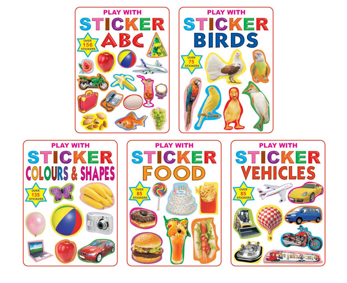 Dreamland Play With Sticker - Pack (5 Titles) - Distacart