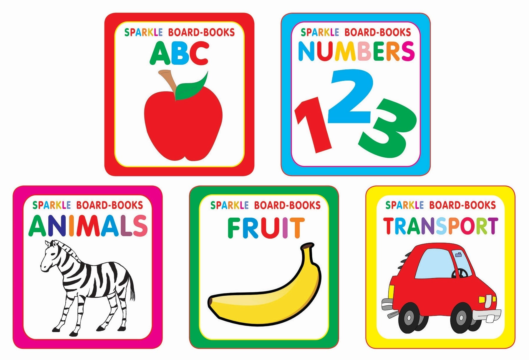 Dreamland Sparkle Board Book (1-5) Pack - Distacart