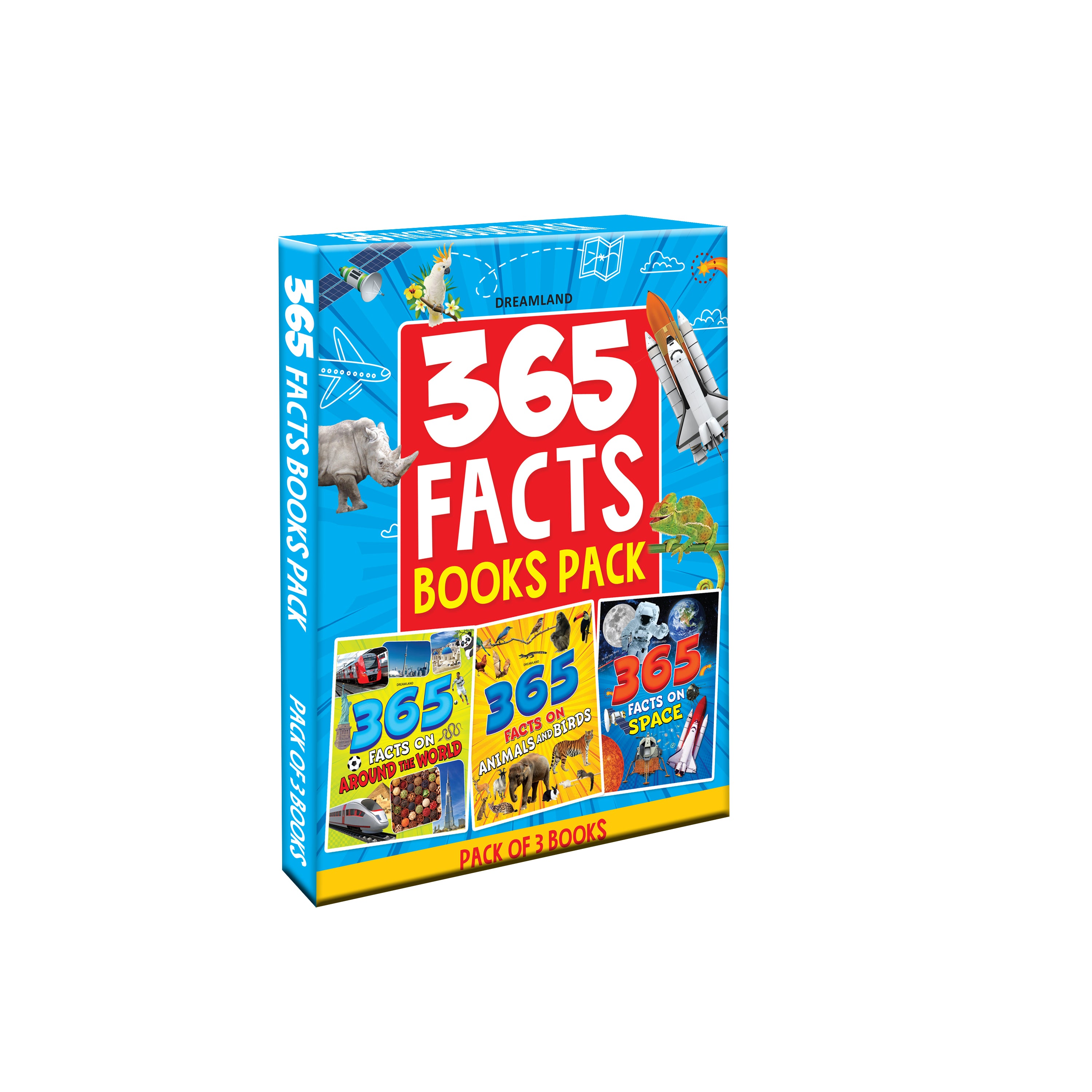Dreamland 365 Facts Series - (A set of 3 Books) - Distacart