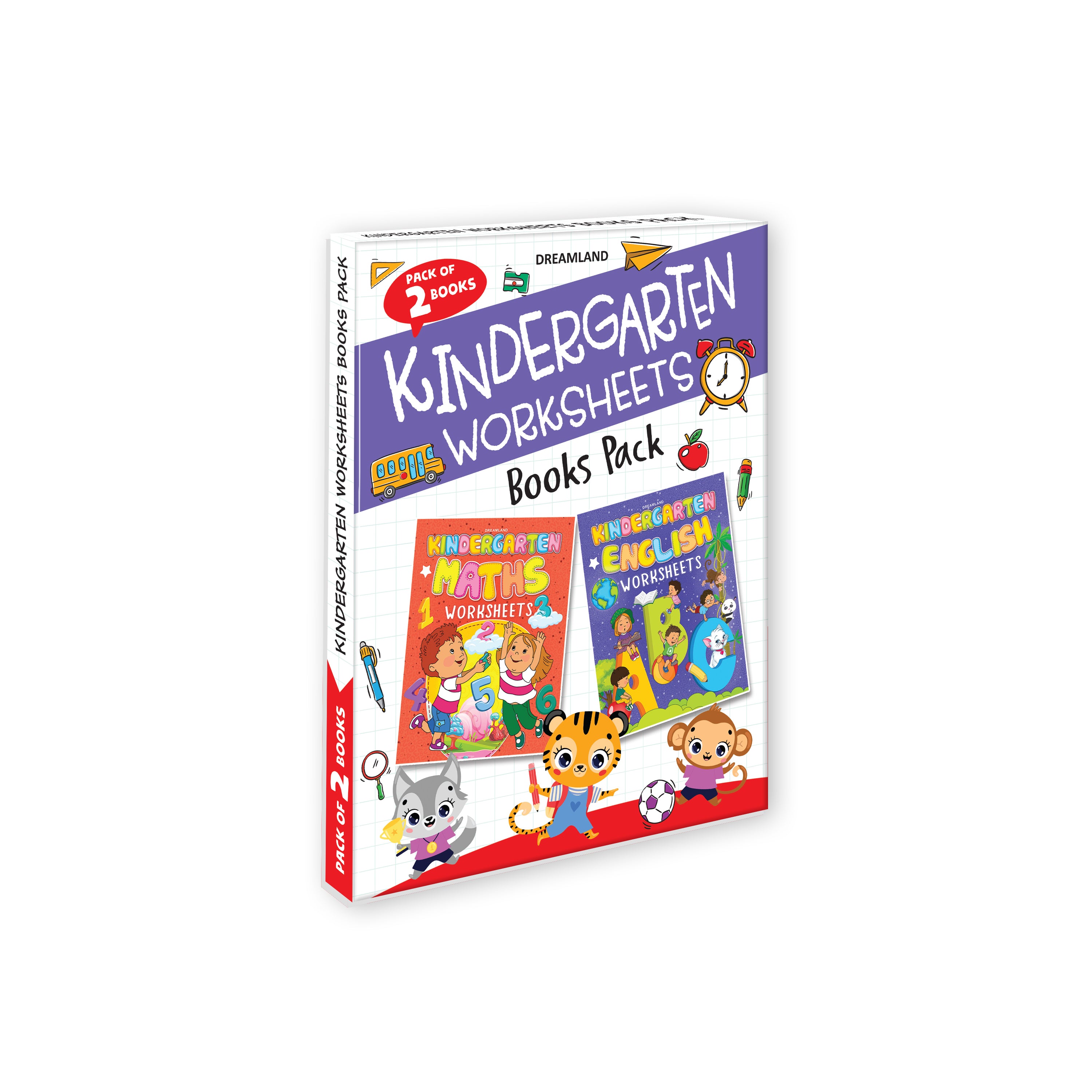 Dreamland Kindergarten Worksheets (A Set of 2 Books) - Distacart
