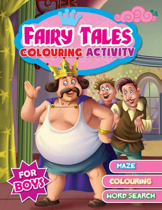 Dreamland Fairy Tales Colouring Activity- For Boys - Distacart