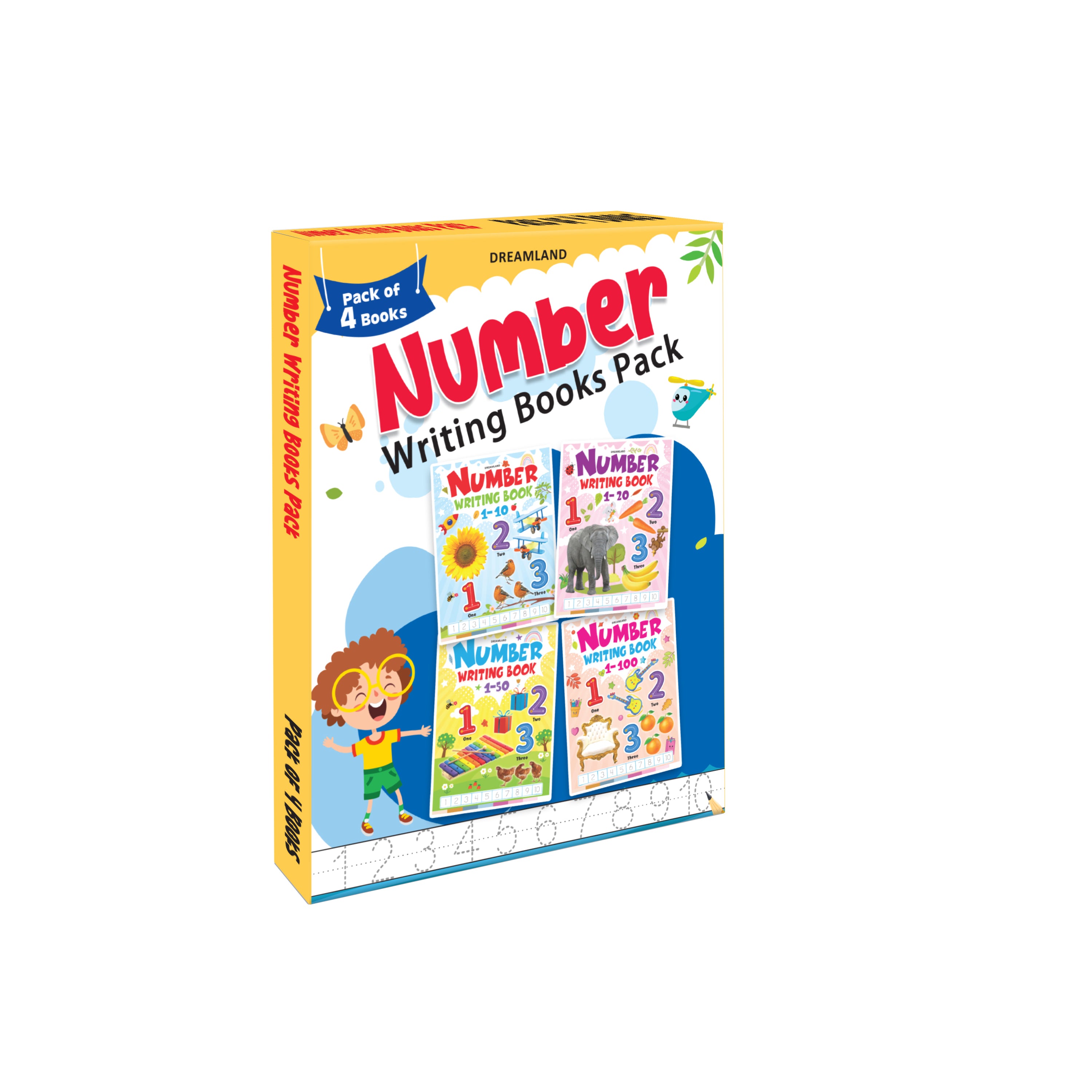 Dreamland Number Writing book (4 titles) Pack - Distacart