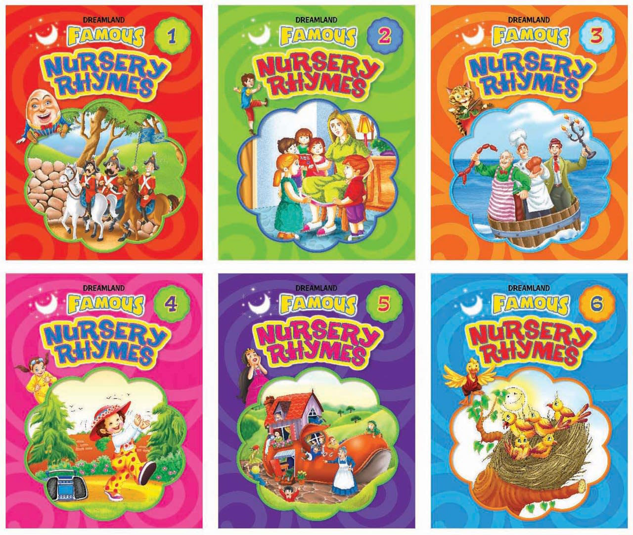 Dreamland Famous Nursery Rhy. - 1 to 6 (pack) - Distacart