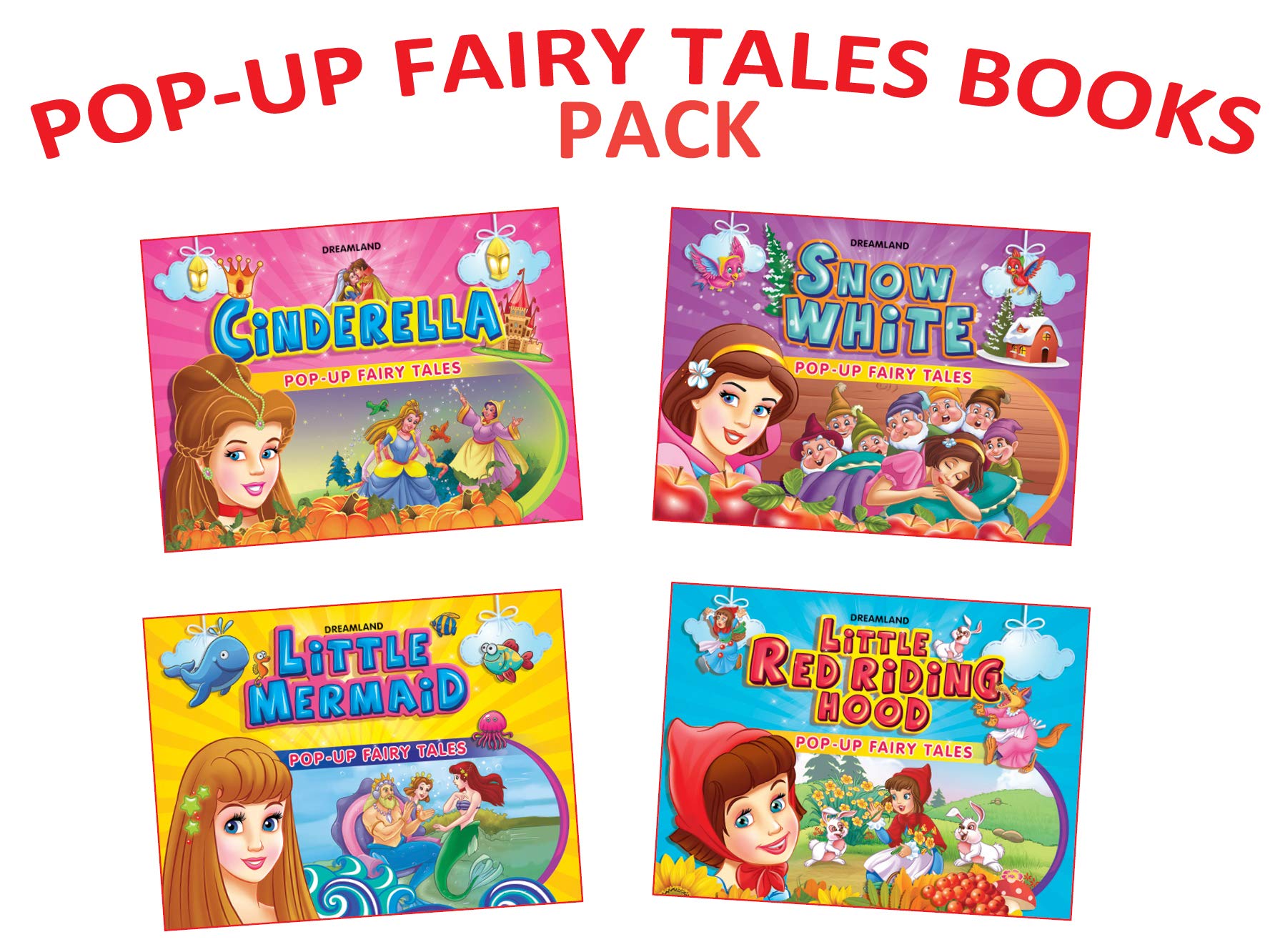 Dreamland Pop Up Fairy Tales Pack-1 (4 titles) - Distacart