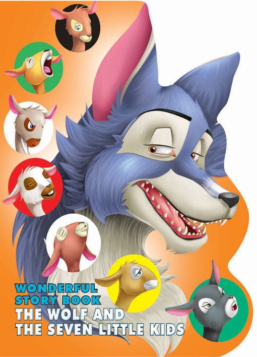 Dreamland Wonderful Story Board book- The Wolf and the Seven Little Kids - Distacart