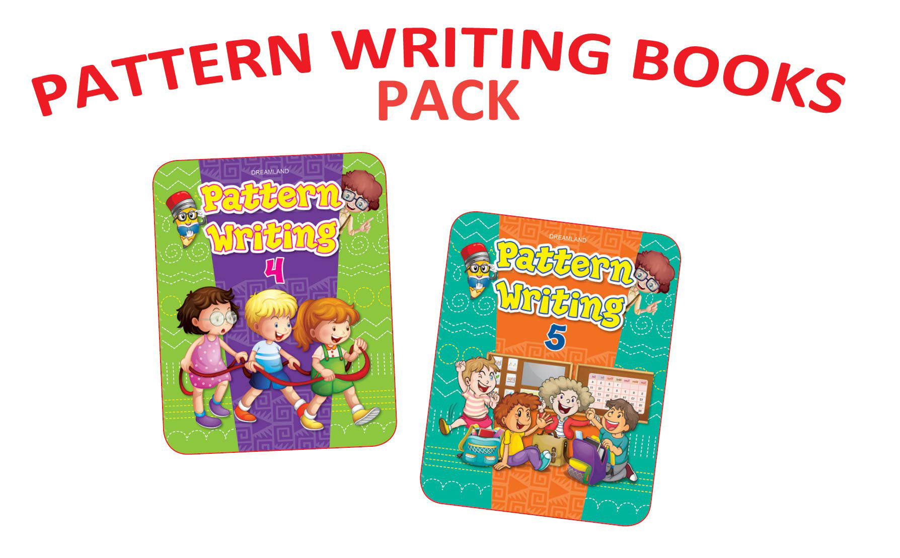 Dreamland Pattern Writing Book (Pack - 3) - Distacart