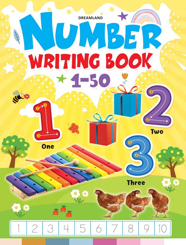 Dreamland Number Writing Book 1-50 - Distacart