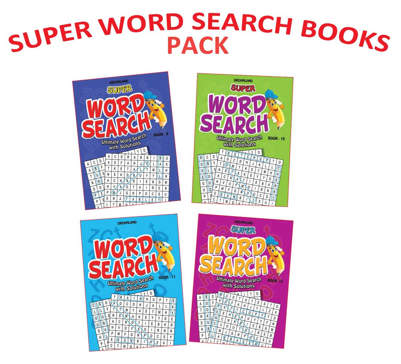 Dreamland Super Word Search Pack 2 - (4 titles) - Distacart