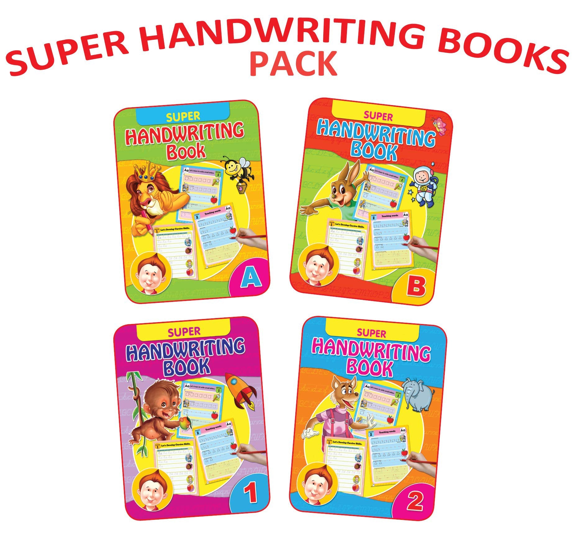 Dreamland Super Handwriting Books pack 1(4 Titles) - Distacart