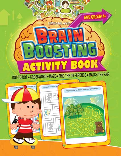 Dreamland Publications Brain Boosting - Find The Difference (Age 4+) : Children Interactive & Activity Book - Distacart