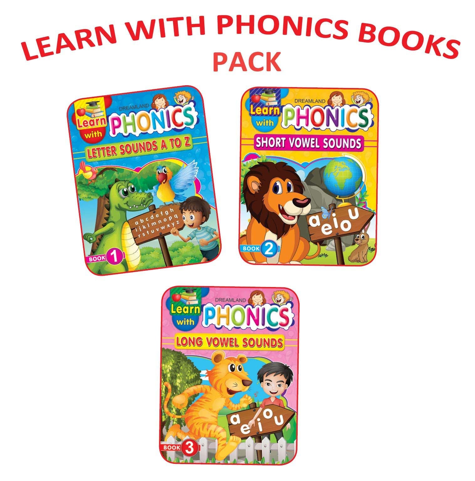 Dreamland Learn with Phonics pack -1 (3 Titles) - Distacart