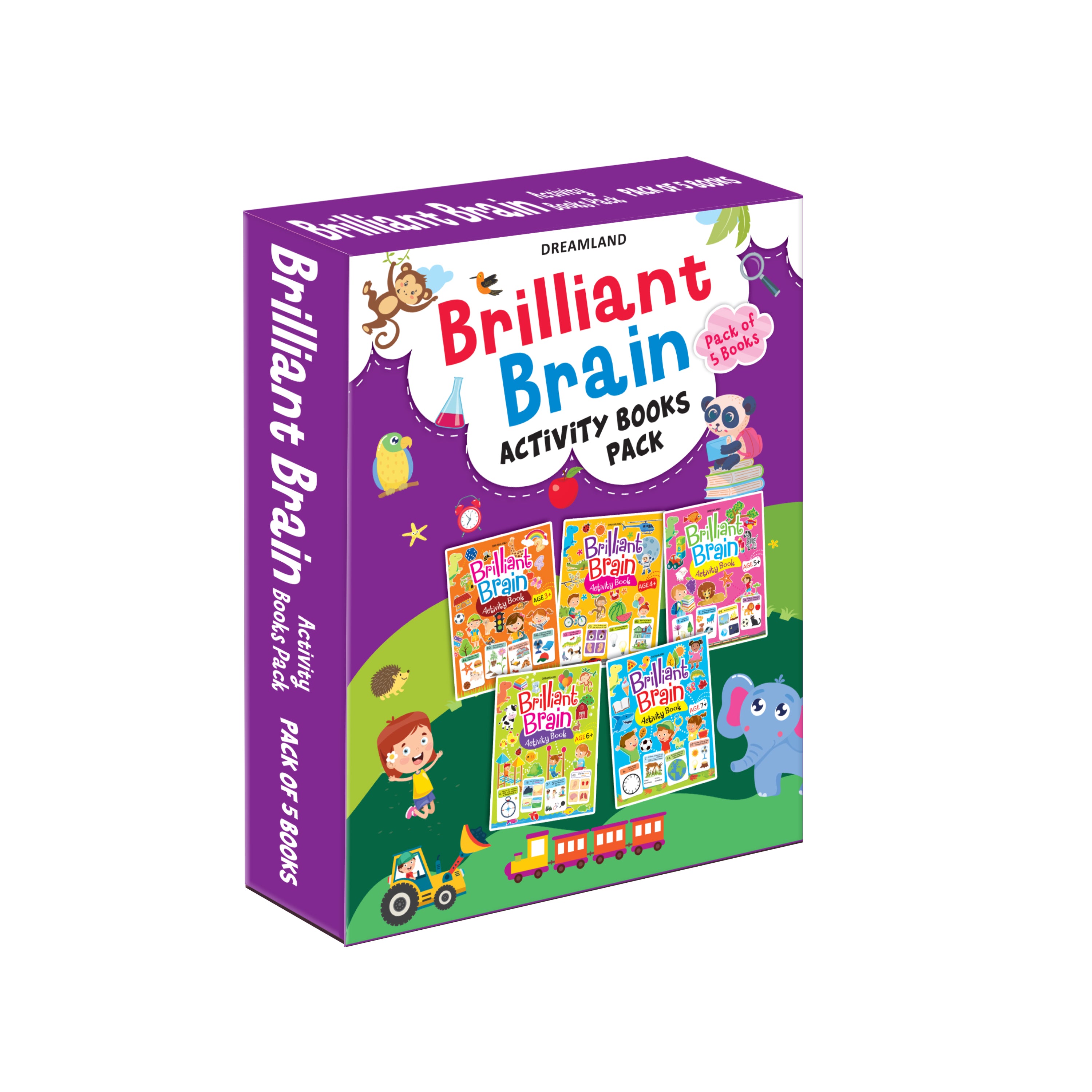 Dreamland Brilliant Brain Activity Books - 5 Titles) - Distacart