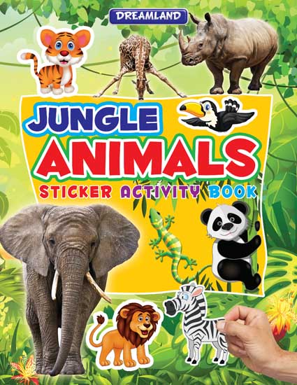 Dreamland Sticker Activity Book - Jungle Animals - Distacart