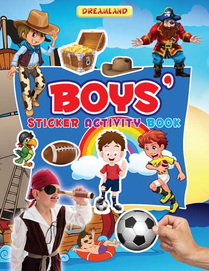 Dreamland Sticker Activity Book - Boys - Distacart
