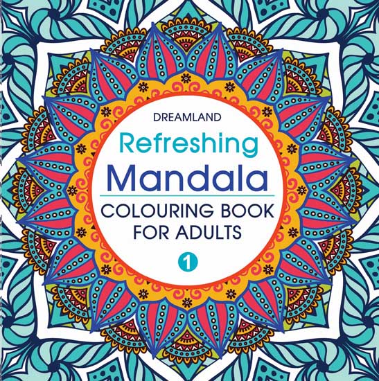 Dreamland Refreshing Mandala- Colouring Book for Adults Book 1 - Distacart